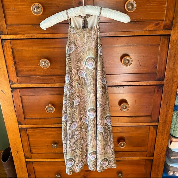 Show Me Your MuMu Dresses & Skirts - Show Me Your Mumu peacock feather print slip dress